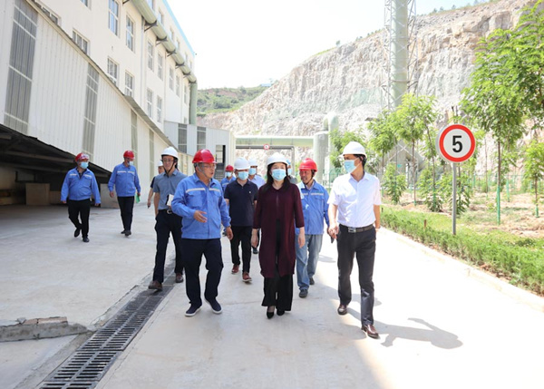 銅川市委常委、副市長劉麗蒞臨三秦環(huán)保下屬德威公司檢查指導(dǎo)工作_副本.jpg