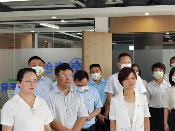 圖2：漢陰縣委書記劉飛霞一行到秦創(chuàng)原陜西環(huán)保集團創(chuàng)新中心調研.jpg